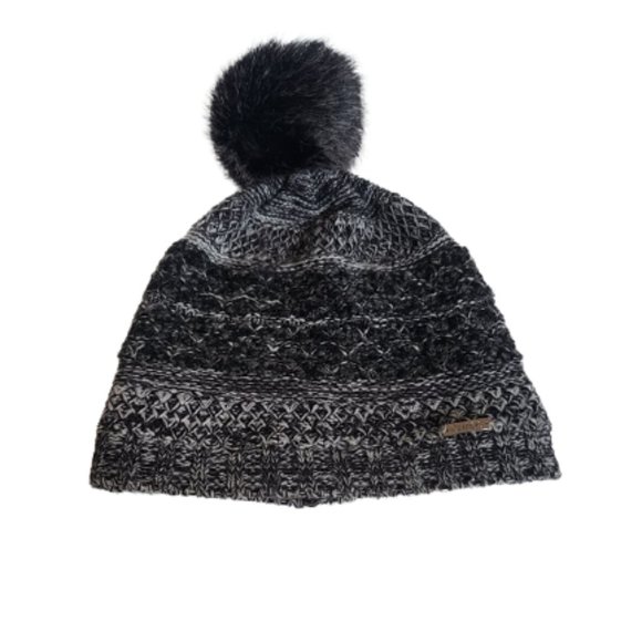 Chaos black & gray toque hat scarf set - Picture 4 of 11